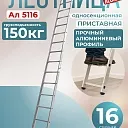 Лестница односекционная Alumet Ал 5116 фото 1