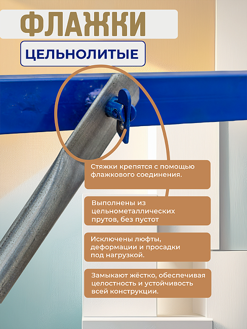 Вышка-тура  Промышленник ВСП Пром 0.7х1.6, 7.6 м фото 8