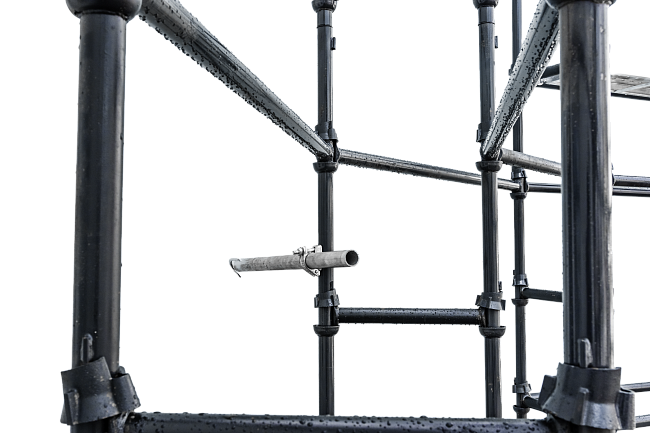 Анкерное крепление к стене для хомутовых лесов оцинкованное 0,8 м фото 2