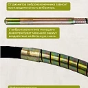 Гибкий вал с вибронаконечником  TeaM 6 м / 51 мм фото 7