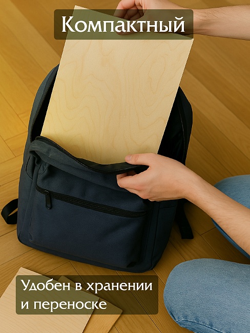 Фанера Промышленник 620х620х10мм, береза, упаковка 5 шт фото 3