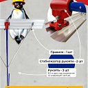Гладилка по бетону TeaM 1,8 м (со сборной ручкой 3,6м) фото 6