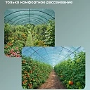 Сетка фасадная затеняющая Промышленник зеленая 30-35% 6х50 м фото 3