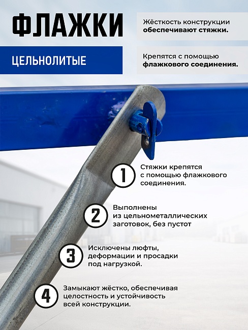 Вышка-тура Промышленник ВСП ПРОМ 1.2х2.0, 18.4 м фото 7
