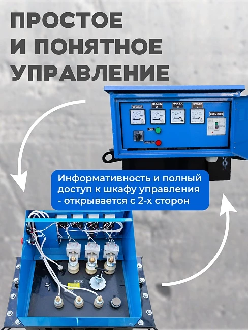 Трансформаторная подстанция Промышленник КТПТО-80 А для термообработки бетона фото 6