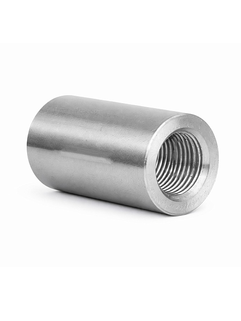 Муфта с цилиндрической резьбой для стыковки арматуры 36 мм фото 2