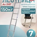 Лестница односекционная Alumet Ал 5107 фото 1