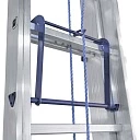 Лестница трехсекционная выдвижная с тросом Alumet Ал 3318 фото 2
