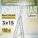 Лестница трехсекционная Alumet Ал 6315 фото 1